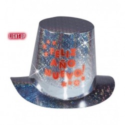 Sombrero feliz año nuevo holografico para nochevieja cotillon